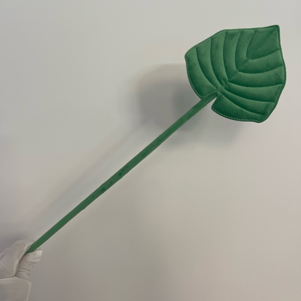 CJ Hendry plush monstera leaf